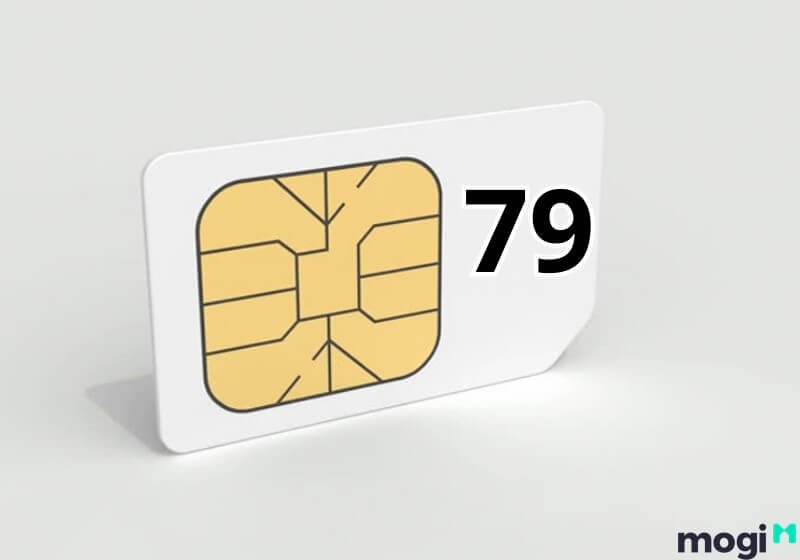 Hình ảnh một chiếc điện thoại với sim số có số 79, biểu trưng cho sim Thần Tài