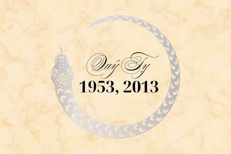 Người tuổi Quý Tỵ 1953, 2013 hợp màu trắng, xám, bạc