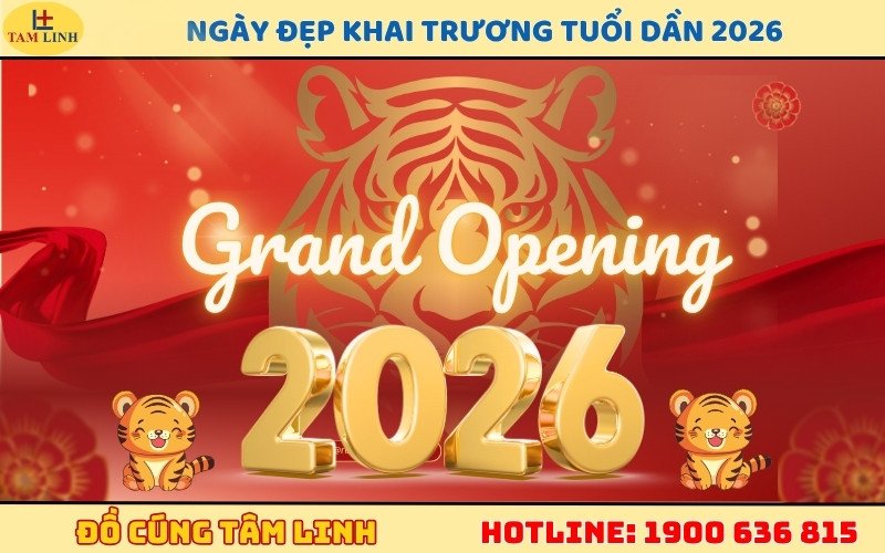Bảng ngày đẹp khai trương cho tuổi Dần vào năm 2026, hỗ trợ kế hoạch dài hạn