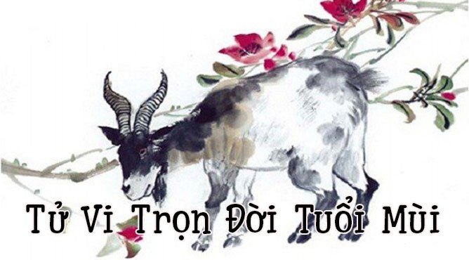 Một bức tranh phong thủy miêu tả cuộc sống an nhàn, thịnh vượng của người tuổi Mùi, với núi non và sông nước tượng trưng cho sự ổn định và phát triển trong tử vi tuổi Mùi.