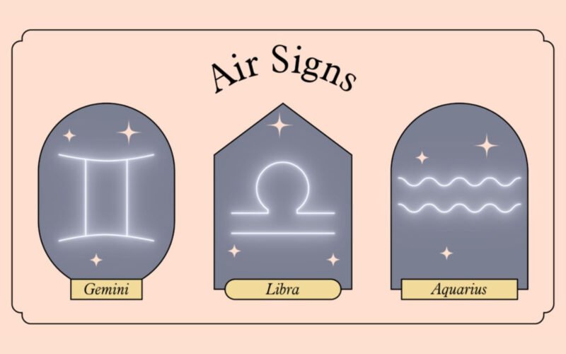 Biểu tượng cung Khí (Air Signs) và tính cách thông minh, tự do
