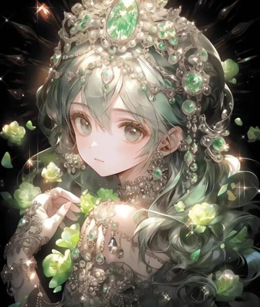 Hình nền anime cô gái Bạch Dương mạnh mẽ và quyết đoán