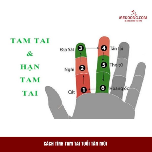 Giải thích cách tính hạn Tam Tai cho tuổi Tân Mùi 1931