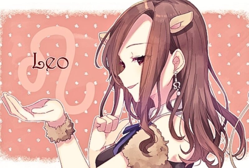 Hình ảnh cung hoàng đạo anime Leo đầy nhiệt huyết
