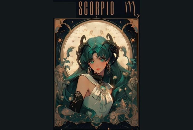 Cung hoàng đạo Scorpio anime art độc lập