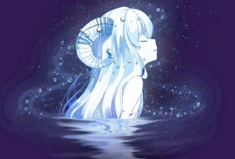 Hình ảnh 12 cung hoàng đạo anime Ma Kết quyết đoán