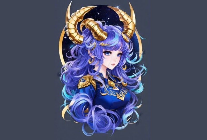 12 cung hoàng đạo Ma Kết anime art tham vọng