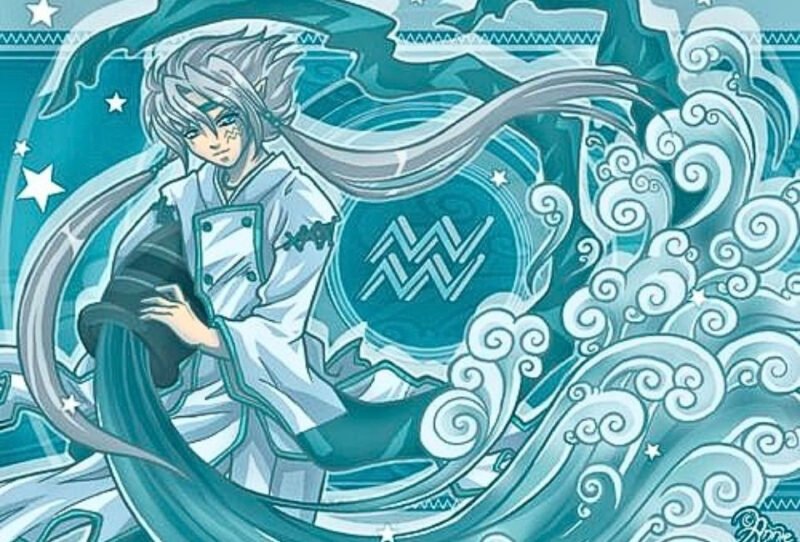 Cung hoàng đạo anime art nam Bảo Bình tư duy