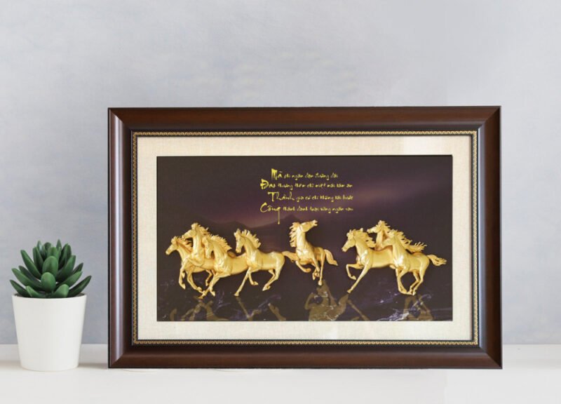 Tranh mã đáo thành công, vật phẩm phong thủy cát tường giúp tăng vận may cho tuổi Tuất