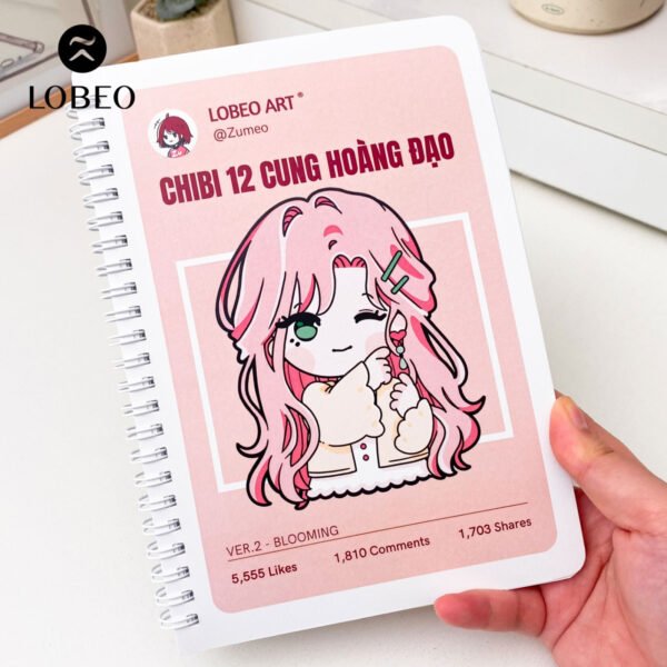 Cô gái cung Sư Tử chibi đang tô màu
