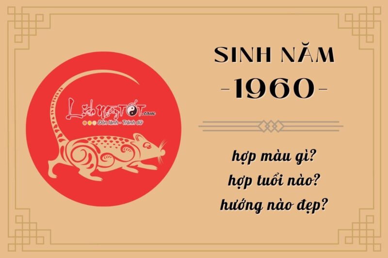 Hình ảnh con giáp Chuột đại diện cho người tuổi Canh Tý sinh năm 1960