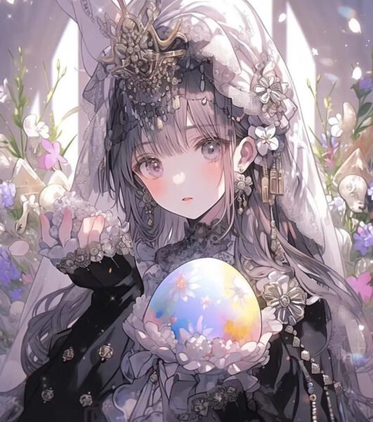 Hình ảnh anime cung Bảo Bình sáng tạo, độc đáo với trang phục hiện đại