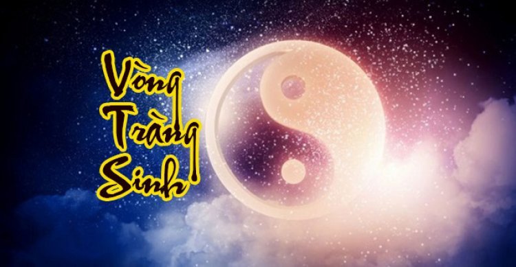 Người phụ nữ đang nghiên cứu lá số tử vi và các vòng Trường Sinh