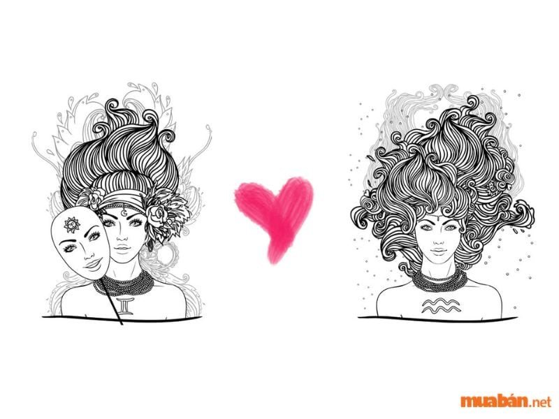 Mối liên kết giữa Bảo Bình nữ và Song Tử nam, khám phá ai lấy chồng đẹp trai nhất.