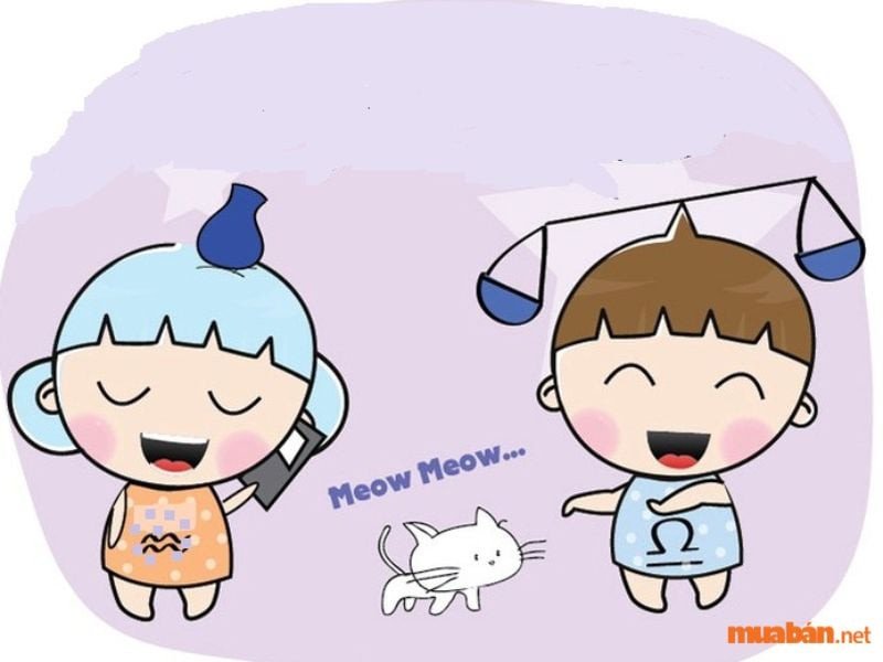 Cặp đôi Thiên Bình nữ và Bảo Bình nam, một trong những sự kết hợp tiềm năng cho việc lấy chồng đẹp trai.