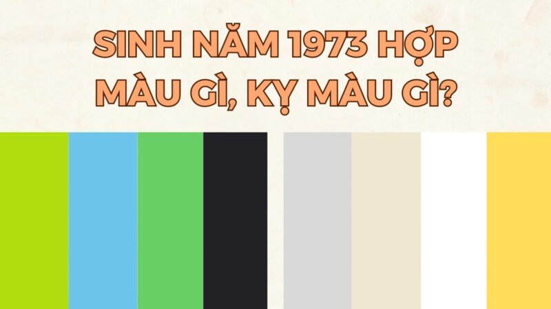 Người sinh năm 1973 là tuổi con gì, màu sắc hợp mệnh Mộc