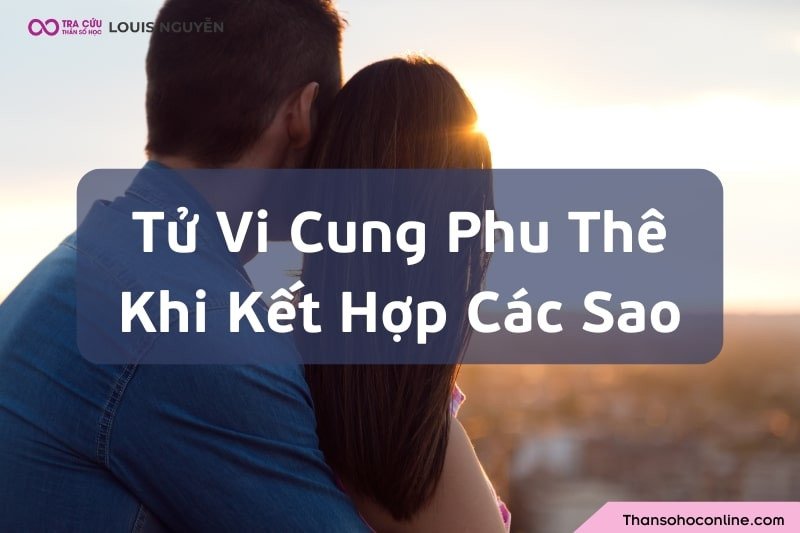 Các kết hợp sao Tử Vi cung Phu Thê với các chính tinh khác, ảnh hưởng đến mối quan hệ vợ chồng và tình duyên.