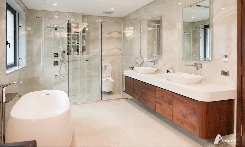 Nhà tắm đặt đúng hướng để hóa giải khí xấu cho nữ tuổi Tuất 1994