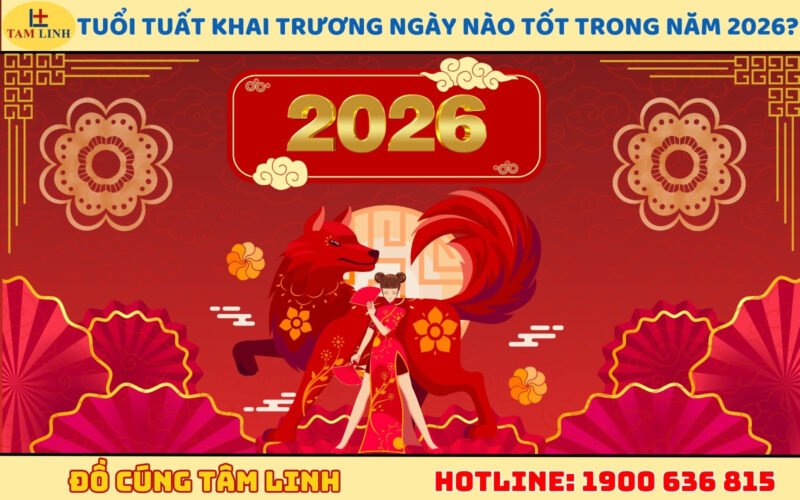 Tuổi Tuất khai trương ngày nào tốt trong năm 2026