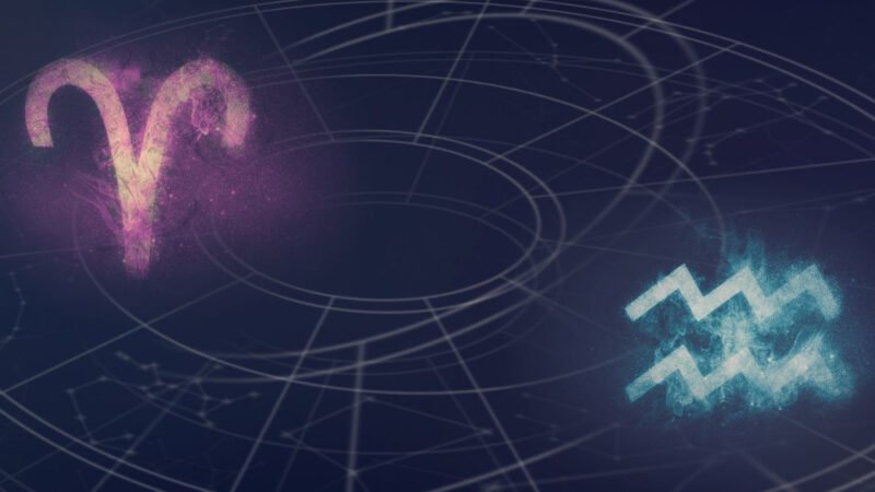 Cặp đôi Bạch Dương và Bảo Bình thể hiện sự hòa hợp năng động trong tình yêu