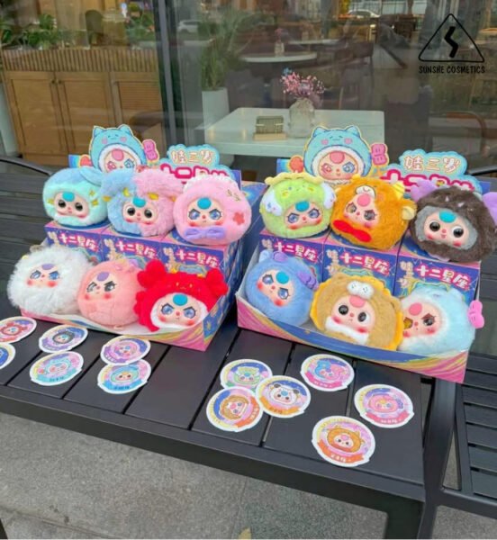 Các mẫu Baby Three 12 cung hoàng đạo với nhiều trang phục và biểu cảm đa dạng