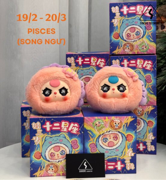 Mẫu vẽ Baby Three cung Song Ngư với nét mộng mơ