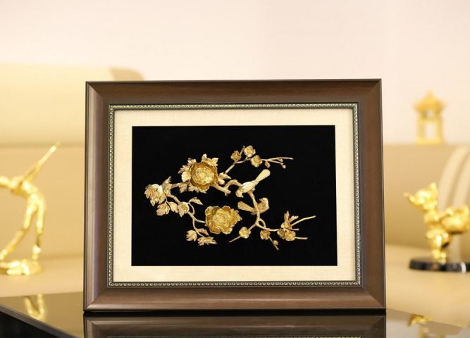 Tranh hoa mẫu đơn giúp tăng cường hòa khí và tình duyên cho người tuổi Trâu