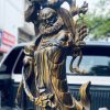 Đạt Ma Tam Nghê Gỗ Mun Hoa Cao 80cm - 4