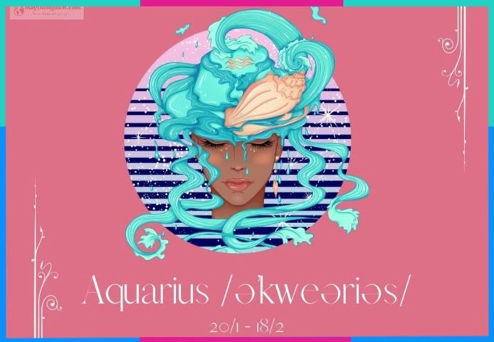 Biểu tượng cung Bảo Bình - Aquarius, một trong các tên cung hoàng đạo tiếng Anh đầy sáng tạo