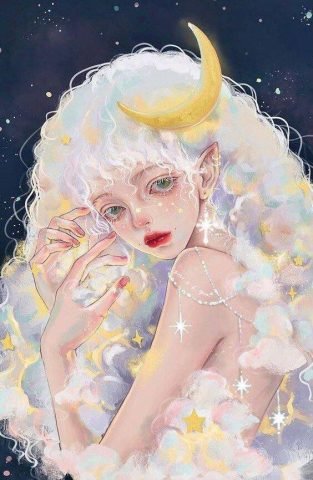 Hình ảnh minh họa về cung hoàng đạo Bảo Bình và các chòm sao khác