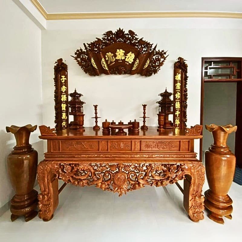 Chú trọng việc bố trí bàn thờ và không gian thờ cúng tại gia