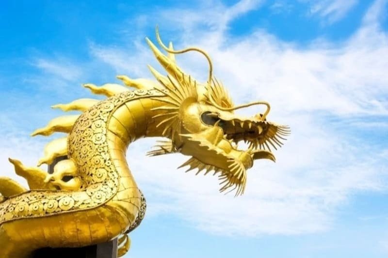 Hình ảnh rồng uy nghi, tượng trưng cho bản lĩnh người tuổi Giáp Thìn mệnh Hỏa