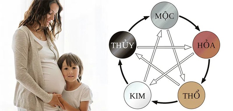 Về ngũ hành, cha mẹ tuổi Nhâm Thân mang mệnh Kim, con sinh năm Đinh Mùi mang mệnh Thủy
