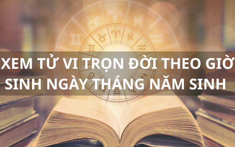 Xem Tử Vi Trọn Đời Theo Giờ Sinh Ngày Tháng Năm Sinh