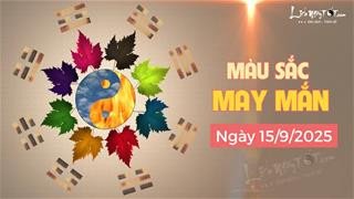 Bảng màu sắc phong thủy, hỗ trợ chọn màu may mắn ngày 25/10
