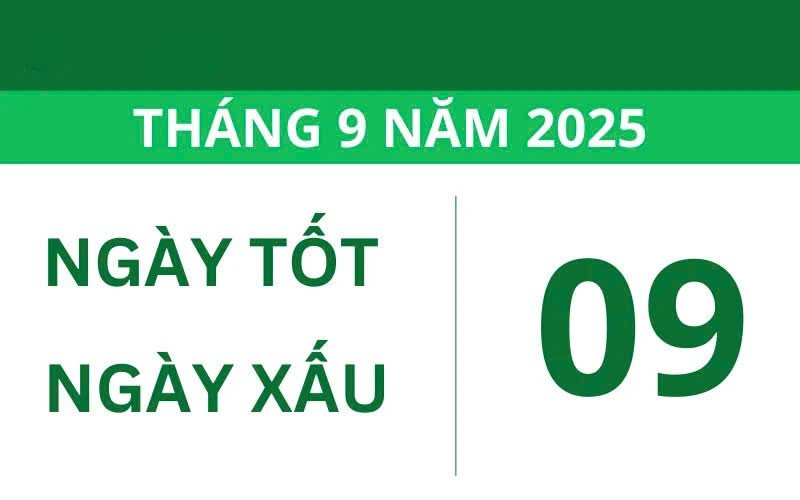 Hình ảnh minh họa hướng dẫn xem ngày tốt tháng 9