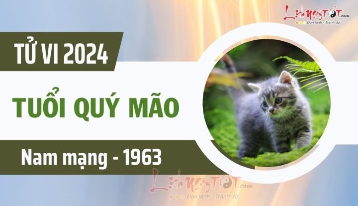 Hình ảnh minh họa tử vi tuổi Quý Mão năm 2024 cho nam mạng, thể hiện sự chiêm nghiệm về vận mệnh và phong thủy trong năm Giáp Thìn.