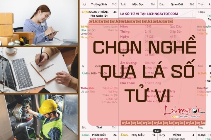 Luận giải nghề nghiệp qua lá số tử vi