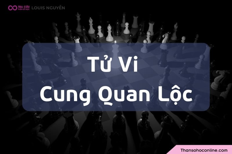 Minh họa một người có cung Quan Lộc có Tử Vi đang làm việc lãnh đạo