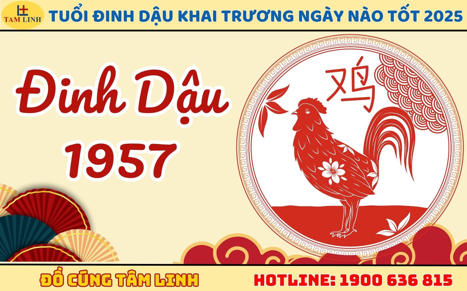 Ngày tốt khai trương cho gia chủ Đinh Dậu 1957