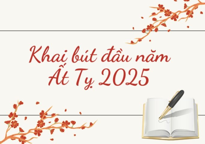 Người tuổi Hợi khai bút đầu năm Ất Tỵ 2025 để cầu may mắn
