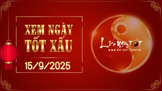 Tờ lịch âm dương, hiển thị lịch ngày tốt 25/10