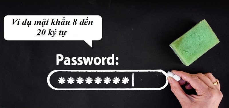 Tổng hợp các ví dụ mật khẩu 8 đến 20 ký tự giúp tăng cường an ninh mạng.