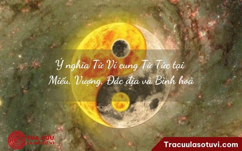 Tử Vi Thiên Tướng cung Tử Tức ở các trạng thái địa chi khác nhau