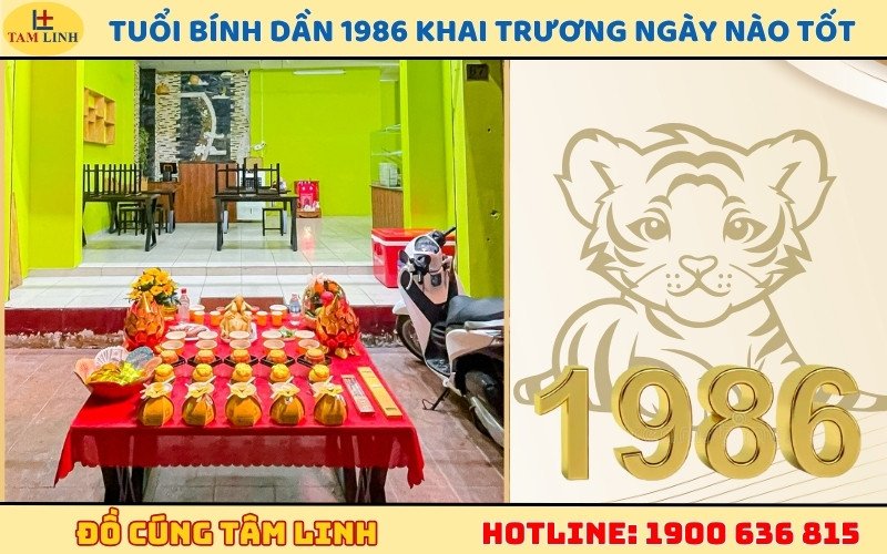 Tuổi Bính Dần 1986 xem ngày khai trương thuận lợi