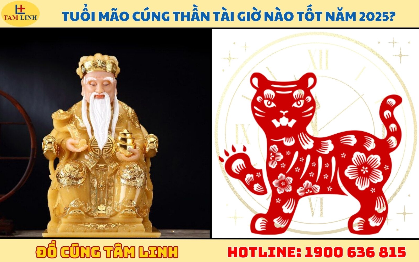 Tuổi Đinh Mão cúng Vía Thần Tài giờ nào tốt