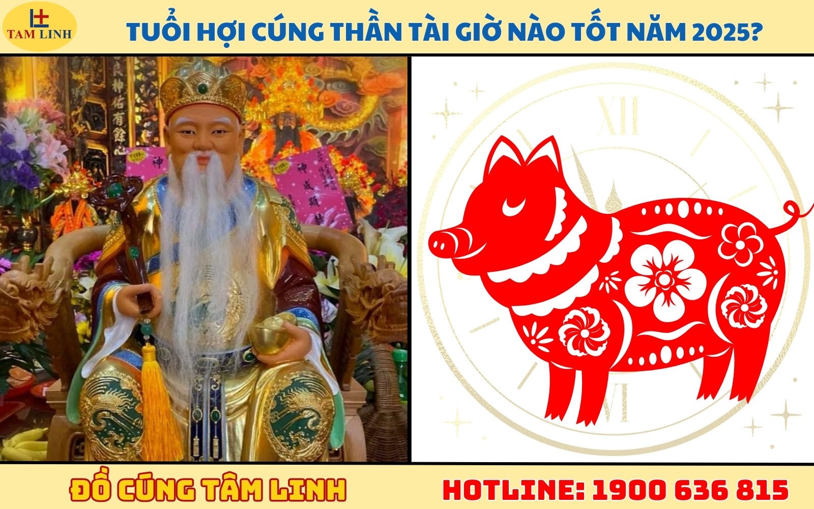Tuổi Hợi cúng Vía Thần Tài giờ nào tốt