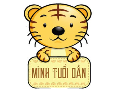 Tượng hổ gỗ biểu trưng cho tuổi Dần