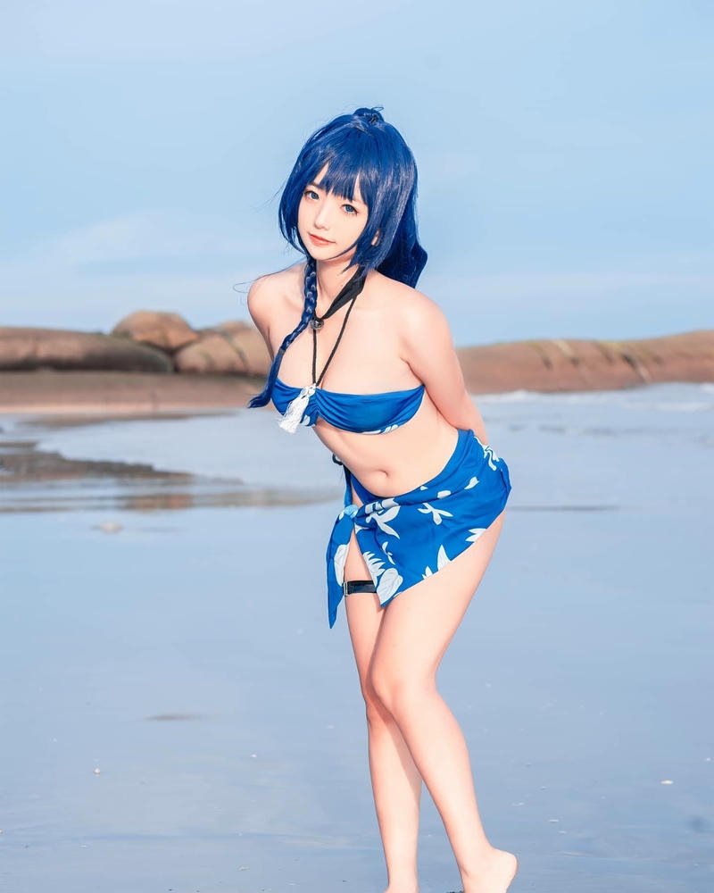 Ảnh gái xinh cosplay mặc bikini dâm loạn