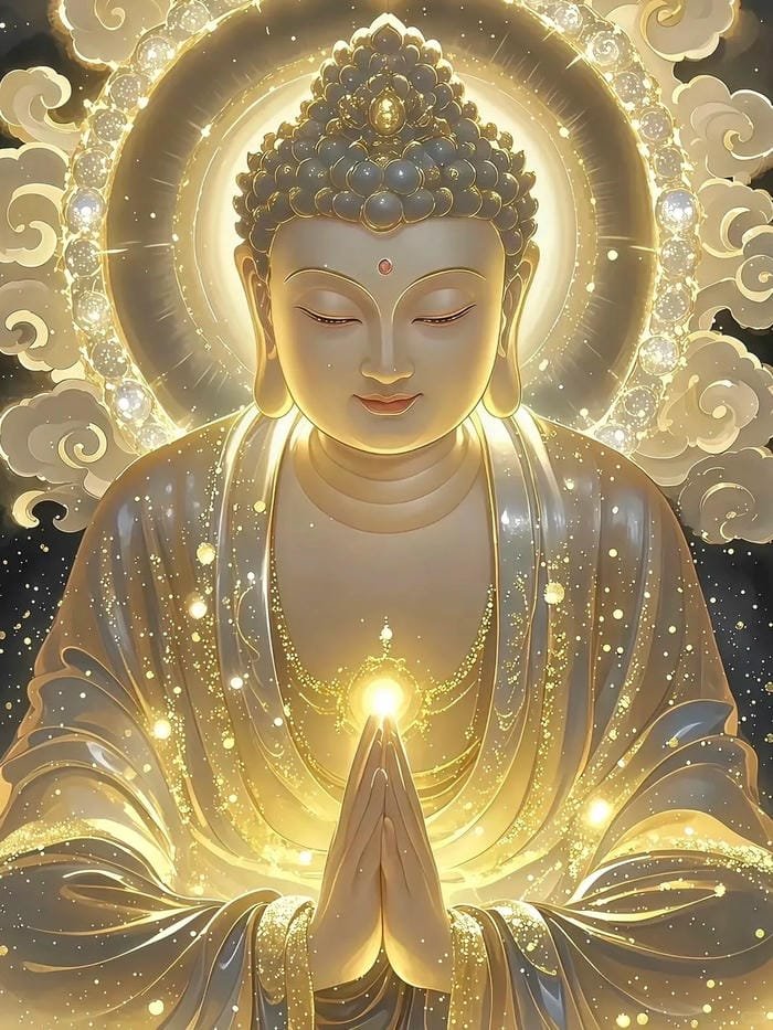 ảnh Đức Phật ngồi đắc đạo